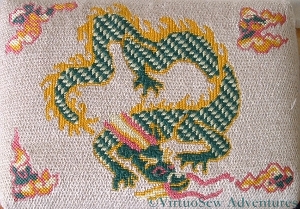 The Dragon Footstool I worked for Grandmama