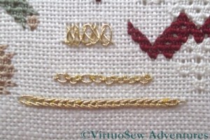 More Goldwork On The Sampler