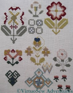 Sampler Silkwork Finished!