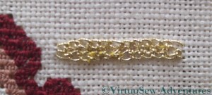 Reverse Chain With Buttonhole Edging