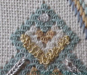 Braid Stitch Finishing the Spot