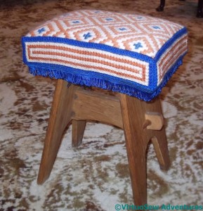 Finished Footstool