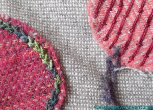 Spanish Knotted Feather Stitch