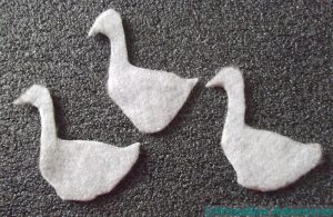 Geese Cut Out