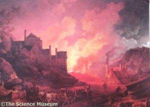 "Coalbrookdale By Night" by Philip James de Loutherberg. Copyright The Science Museum