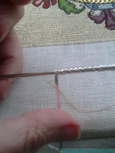 Twisting Silver Strip