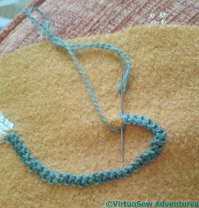 Braid Stitch Curlicue