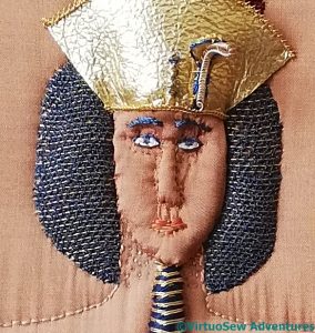 Detail of Akhenaten's face