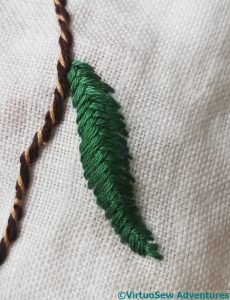 Raised Fishbone Stitch