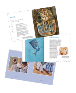 Three spreads from the book, to show something of the layout and the style.