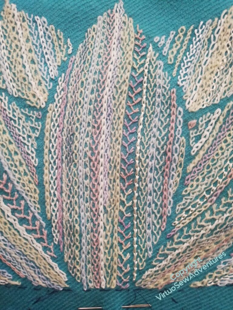 Close up on the first lotus flower - middle